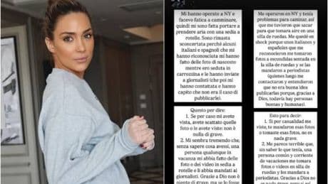 Operazione segreta per Alice Campello: il duro sfogo dopo le foto rubate in sedia a rotelle
