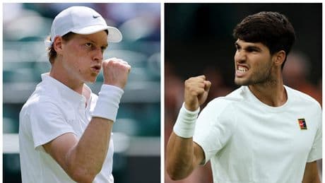 Wimbledon-Finale - Wer überträgt Alcaraz gegen Sinner heute im TV?