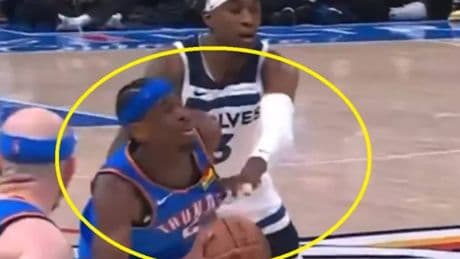 Falta flagrante con premeditación, alevosía y falta de arrepentimiento contra el MVP Shai