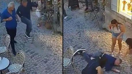 İş insanına sokak ortasında silahlı saldırı: Anbean kameraya yansıdı