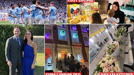 Inside the stunning £10m London mansion that Frank Lampard shares with wife Christine - as Chelsea legend eyes return to the Premier League with Coventry City