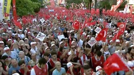 CHP'nin "Millet İradesine Sahip Çıkıyor" mitingi bu kez Tekirdağ'da
