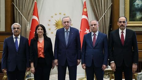 Cumhurbaşkanı Erdoğan - DEM Parti heyeti görüşmesi sona erdi! İlk açıklama geldi