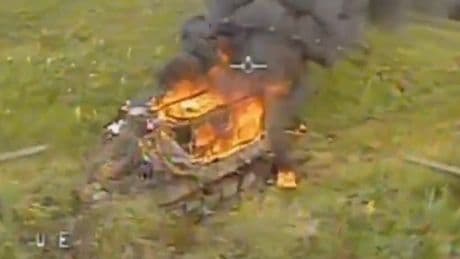 Das BILD-Lagezentrum - Schützenpanzer in Flammen geschossen