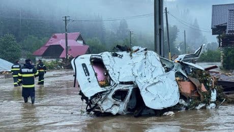 Three killed as flash floods force hundreds of evacuations in Romania