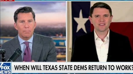 Fox News host rages at rising Democrat for accusing him of abruptly ending interview