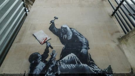 How Banksy could be unmasked because of his latest High Court artwork