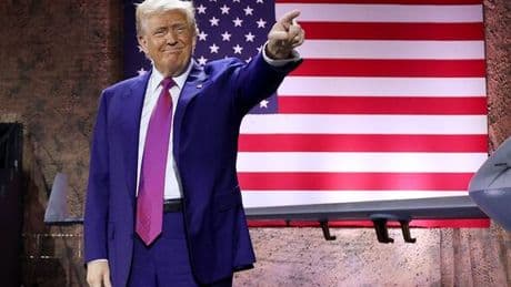 Donald Trump's brutal seven-word remark at seeing Piers Morgan on Qatar trip