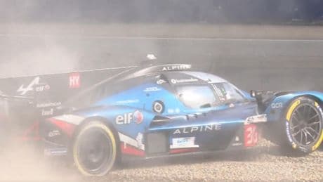 24 heures du Mans : encore un raté pour Alpine, la n°36 se manque et termine dans le bac à gravier (en vidéo)