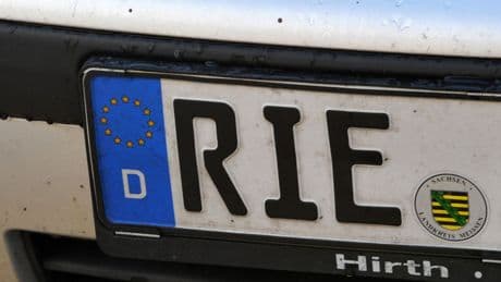 Heimatkennzeichen: Sachsens Autofahrer hängen an ihren Heimatkennzeichen
