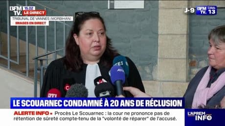 Joël Le Scouarnec condamné: "Évidemment que nous sommes déçus" assure cette avocate de la partie civile