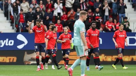 El Atlético de Madrid cae ante Osasuna y se despide del segundo puesto en LaLiga