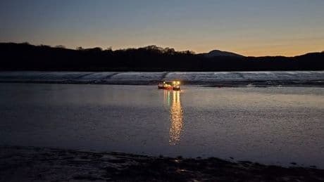Lifeboat crew rescue stricken sailor who got stuck on rocks off Scottish coast