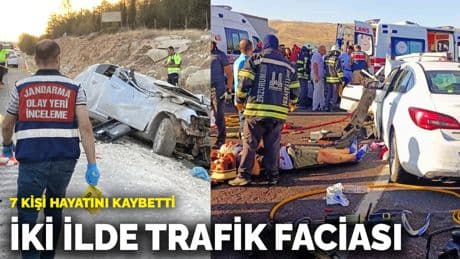 Gaziantep ve Erzurum'da aşırı hız ve dikkatsizlik can aldı! 7 kişi hayatını kaybetti