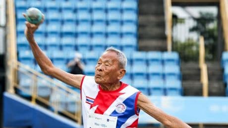 Dieser 105-Jährige verblüfft bei den World Masters Games