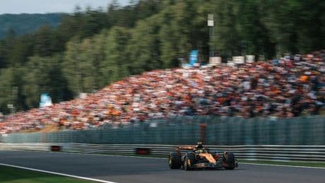 Norris amenaza a Piastri con otra pole en Spa