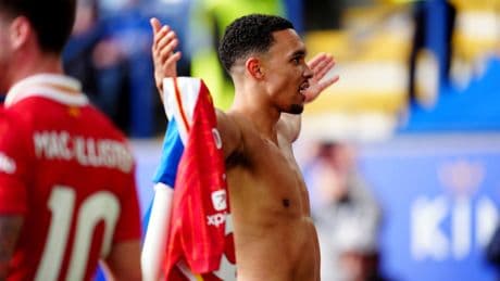 Liverpool on brink of title as Trent Alexander-Arnold goal relegates Leicester