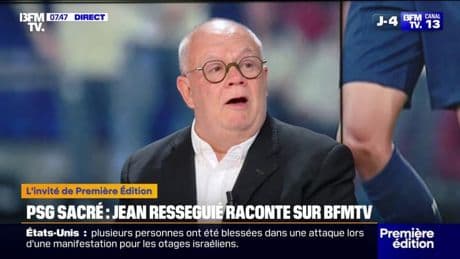 "Ça a été un moment extraordinaire", déclare Jean Resseguié, commentateur de la finale PSG-Inter sur RMC, nous raconte sa soirée folle de samedi