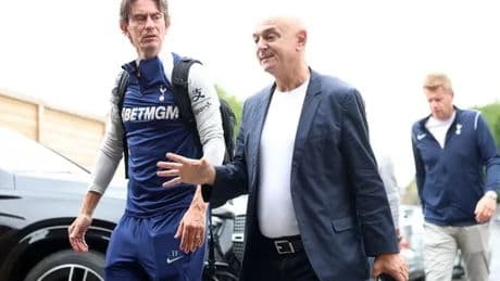 Thomas Frank reveals true feelings on Daniel Levy's shock Tottenham exit