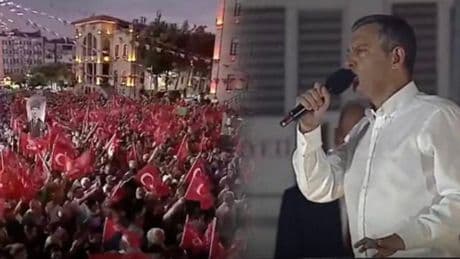 Aksaray'da on binler 'Millet İradesine Sahip Çıkıyor' mitinginde! Özgür Özel konuşuyor