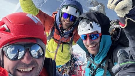 Marc Toralles, Bru Busom y Rubén Sanmartín firman una ascensión de otra galaxia al Yerupajá