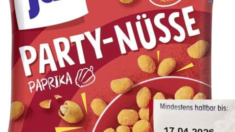 Auf keinen Fall essen - Rückruf! Plastik in  Partysnack