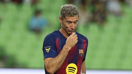 Lewandowski infortunato, niente Barcellona-Como: salter&agrave; il Trofeo Gamper