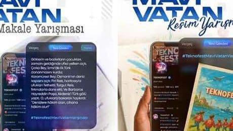 Teknofest'te 'Mavi Vatan' makale ve resim yarışması