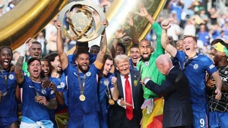 Donald Trump slammed for ‘ruining’ Chelsea’s Club World Cup trophy presentation