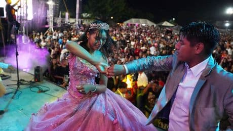 From empty party to an all-night stadium bash, a Mexican teen’s 15th birthday goes viral