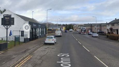 Street brawl outside Scots bar leaves two men in hospital