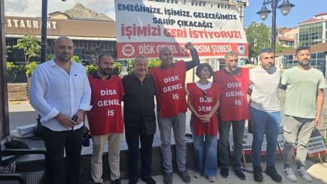 Dersim’de direnen işçileri Şair Şükrü Erbaş ziyaret etti