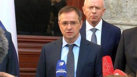 Rus heyetinin başkanı Medinskiy: Verimli bir görüşme gerçekleştirdik
