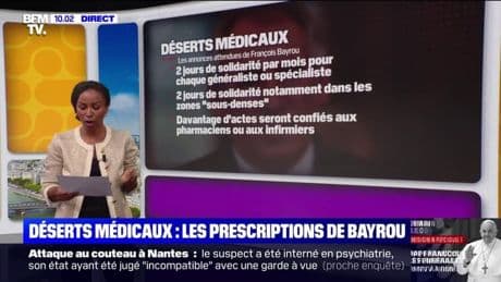 François Bayrou doit dévoiler son plan de lutte contre les déserts médicaux ce vendredi