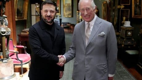 Selenskyj zu Besuch bei König Charles III.