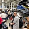 Eurostar cable theft and double fatality leaves thousands facing severe delays and cancellations with chaotic scenes at St Pancras