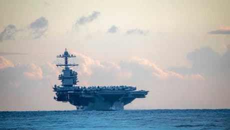 USA schicken Mega-Flugzeugträger in Nordsee und senden damit Botschaft an Russland
