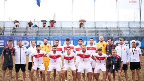 Türkiye A Milli Plaj Futbolu Milli Takımı, Gürcistan'ı 4-1 mağlup etti