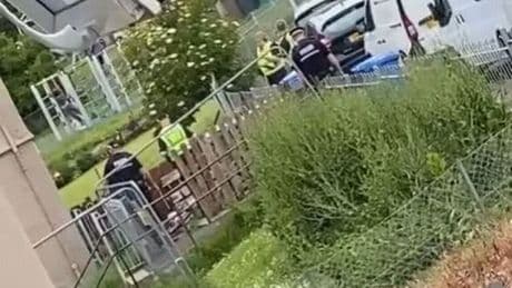 Man with knife reported in Scots play park as police launch probe
