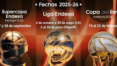 La ACB confirma las fechas de la temporada 2025-26