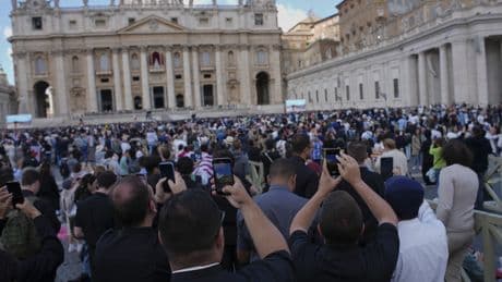What it was like inside St. Peter's Square when the new pope was announced