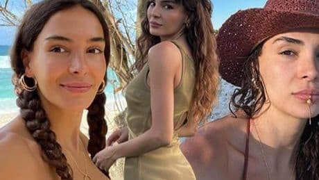 Ebru Şahin tatile doymadı! Bikinili pozlarını paylaştı