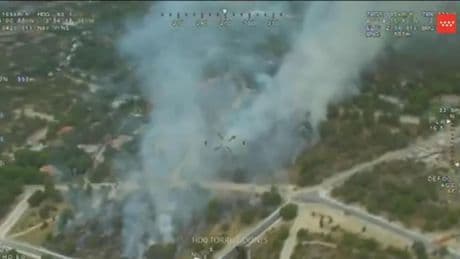 Nuevo incendio en Madrid: desalojan varias viviendas de una urbanización de Torrelodones