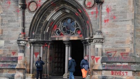 Glasgow University building vandalised ahead of graduations this week