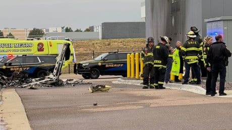 2 people die in small plane crash near suburban Denver airport