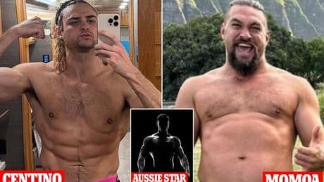 One of Australia's biggest sports stars scores a movie role alongside Hollywood heavyweights Jason Momoa and Noah Centino