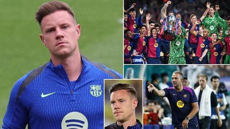 Marc-Andre Ter Stegen is REINSTATED as Barcelona captain just a day after being stripped of the armband - with goalkeeper reaching an agreement with Catalan club over his medical saga