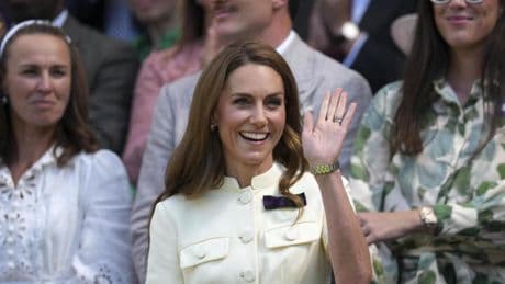 Gran ovación para Kate Middleton en su reaparición en Wimbledon