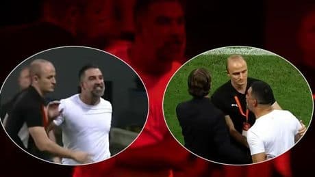Arda Turan'a, Avrupa'da şok! Kırmızı kart görünce çıldırdı...