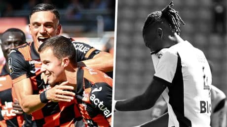 Lorient-Rennes : les entrées gagnantes des Merlus, les cartons rouges rennais, Merlin dépassé... Les tops et flops
